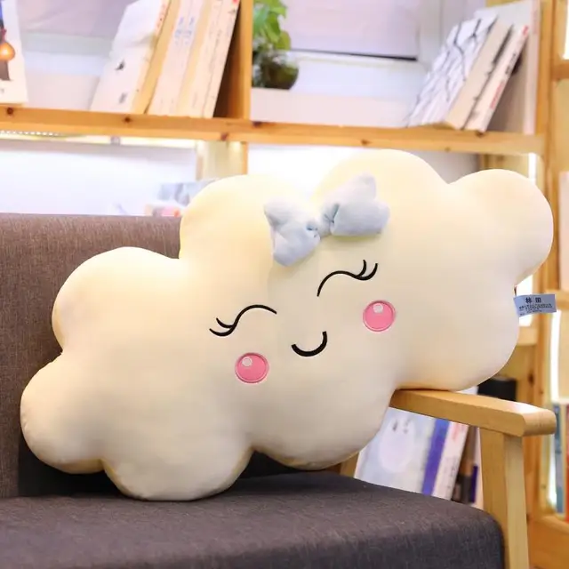 Lovely Sky Series Pillow Kawaii Cloud Plush Toys Stuffed Soft Cushion Nice Sofa Pillow Kawaii Christmas Gift for Girl