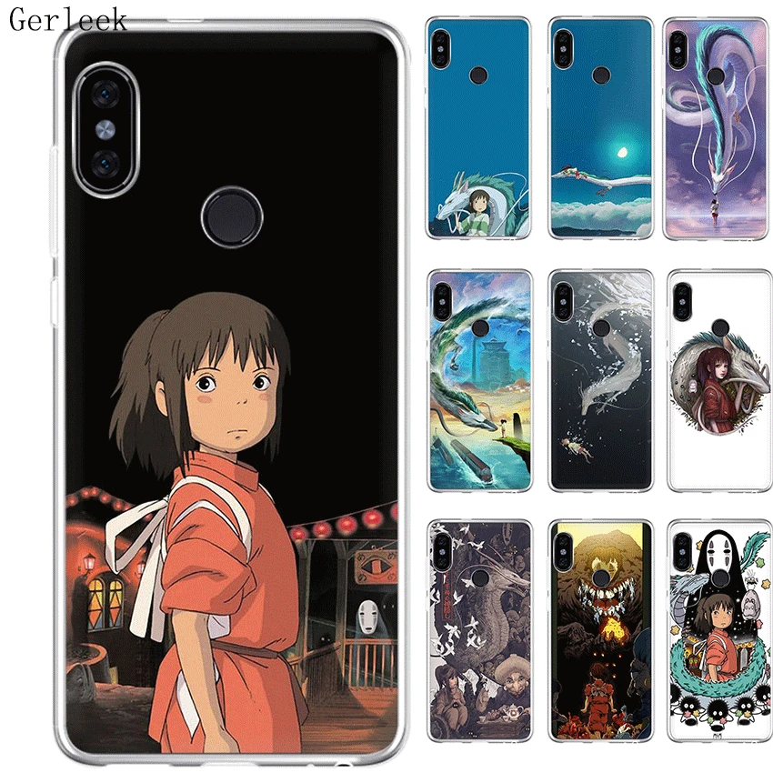 

Phone Case For Xiaomi Redmi Note 6 7 3 Pro 4 4X 5 5A Cover Spirited Away
