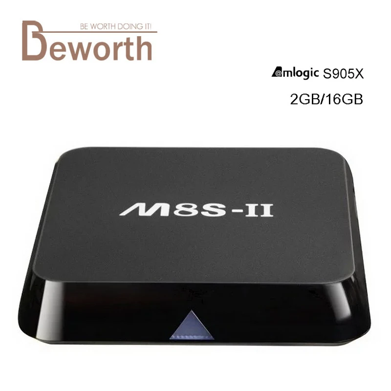

Original M8S II 4K Andorid 6.0 TV Box Amlogic S905X Quad-Core 2G 8G 2.4/5G WIFI 1000M Smart Media Player H.265 BT4.0 M8S+ M8S-II