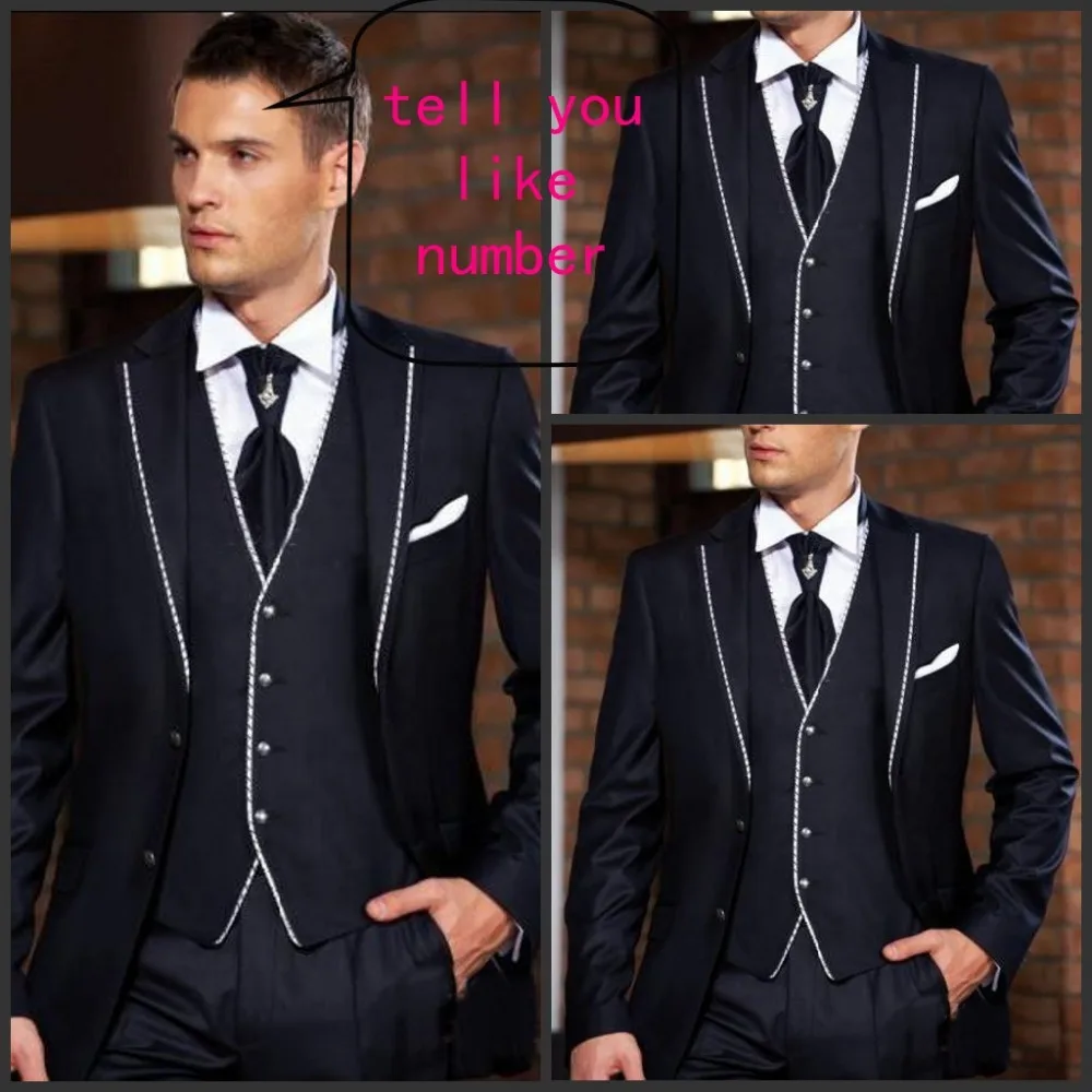 2015 New Design Luxury Men&#39;s Suit Men business Dress wedding Suit men&#39;s Texedos Best Man Suits ...