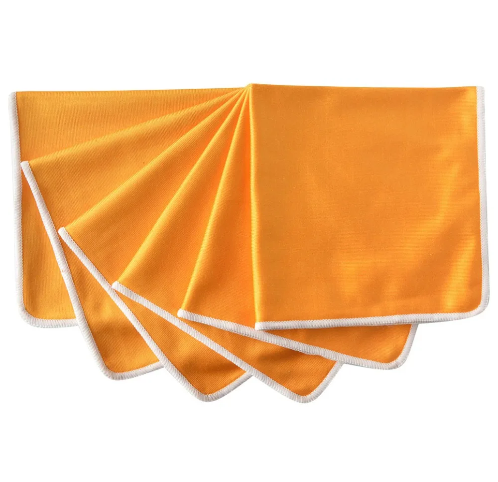 Microfiber Towels For Glass Window Windshield Cleaning Cloths Eyeglass Drying