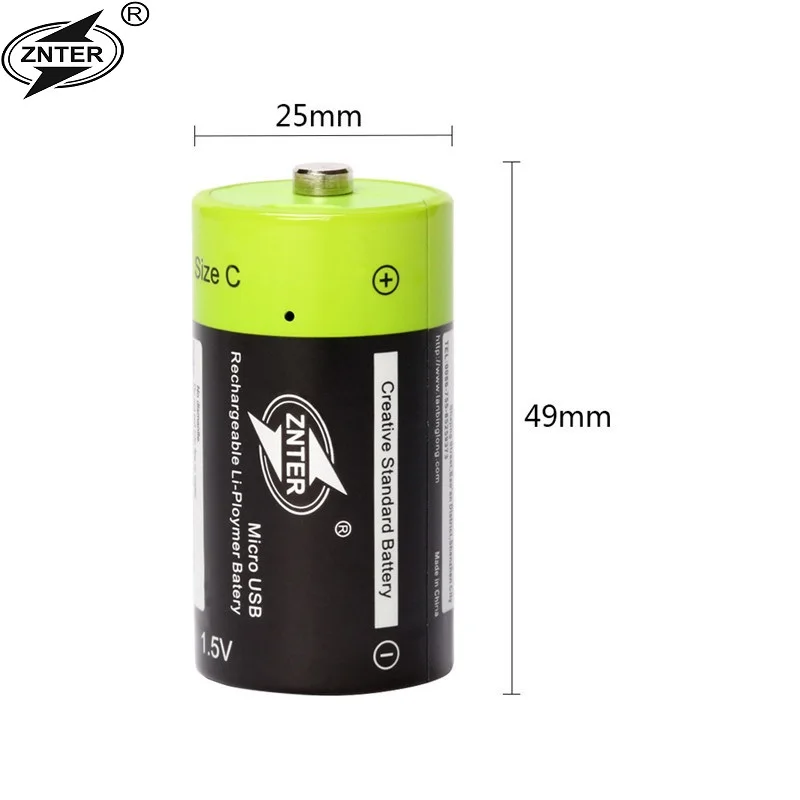 ZNTER-ZNT2-1-C-type-Lithium-Rechargeable-Battery-For-Remote-Control-Toys-1-5V-3000MAH-C (4)