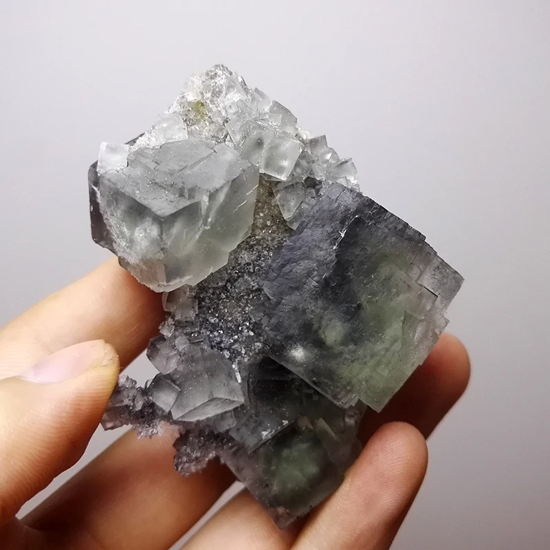 

107.2g NATURAL Stones and Minerals green Fluorite White quartz crystal RARE ORE UNIQUE SPECIMENS CN Y10 02