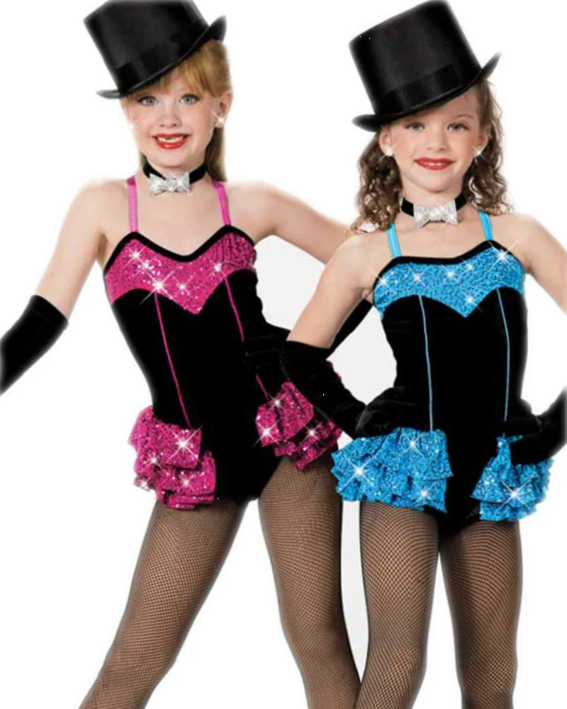 

Child costume female child ballet dance dress Latin dance clothes