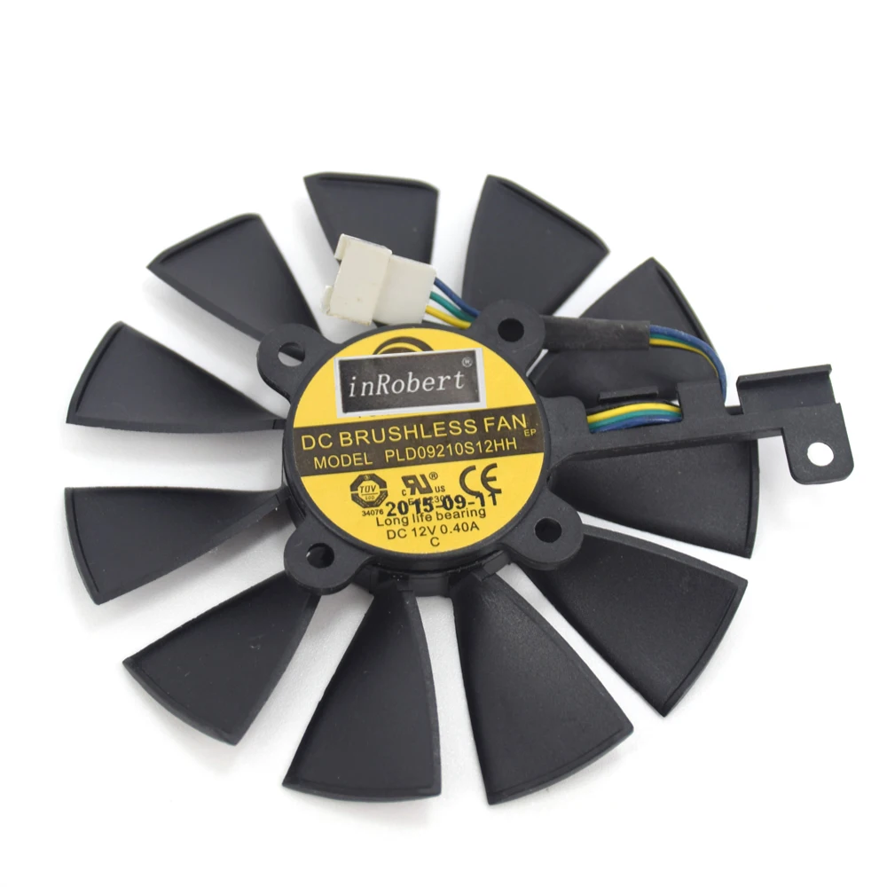 Вентилятор охлаждения для видеокарт 88 мм PLD09210S12HH 4PIN кулер ASUS STRIX GTX 960 970 1050 1070 1080 RX