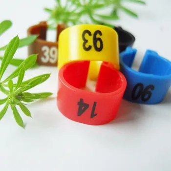 

16 new for 500pcs free shiping clip open bird leg bands for hen chicken