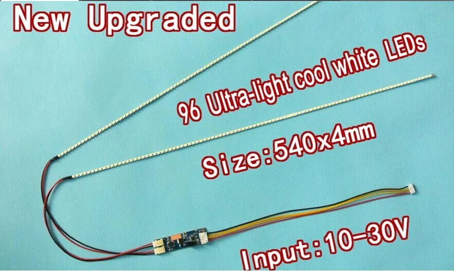 NEW 10PCS 24'' 540mm Adjustable brightness led backlight strip kit,Update 24inch wide LCD CCFL