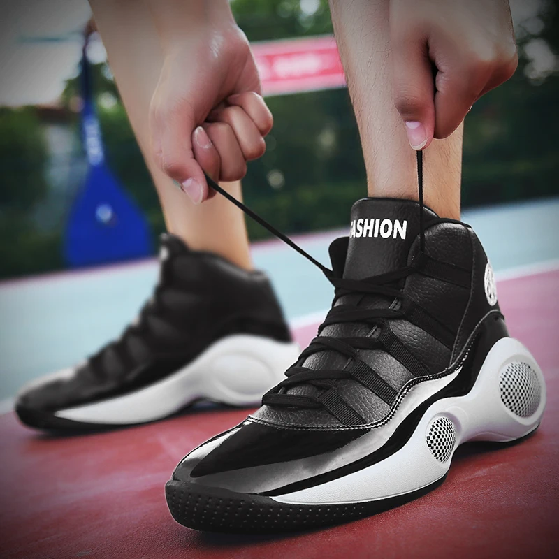 Qzsyog más tamaño 39-45 Cojines sneakers hombres Zapatillas de baloncesto de deporte Atlético entrenamiento al aire libre Botines baloncesto rojo Qzsyog más tamaño 39-45 Cojines sneakers hombres Zapatillas de baloncesto de deporte Atlético entrenamiento al aire libre Botines baloncesto rojo