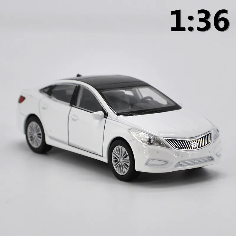 

High Simulation Supercar 1:36 Scale Alloy Pull Back Hyundai Motor Sonata Cars Collection Metal Model Toys free Shipping