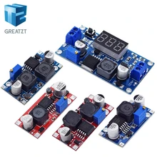 Greatzt boost buck conversor ajustável, inversor xl6009, módulo de fonte de alimentação 20w 5-32v para 1.2-35v