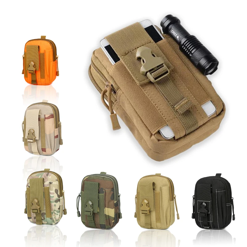 Outdoor Multifunctional Pouch Belt Bag Military Waist Backpack Soft ...