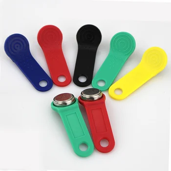 

GALO 100pcs/lot TM Rewritable RFID Touch Memory Key RW1990 iButton Copy Card Sauna Key tag tags llaveros llavero sticker token