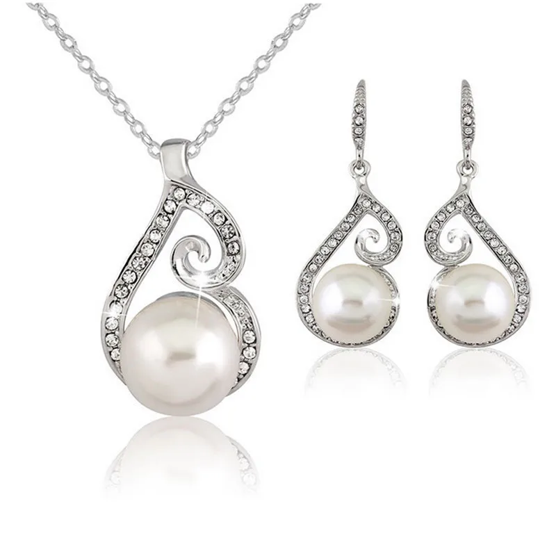 Wedding Bridal Dress Jewelry Crystal Jewelry Sets Women