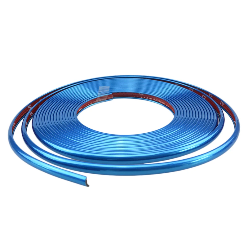 8 м Серебряный автомобиль Хром Стайлинг украшение Литье отделка полоса лента