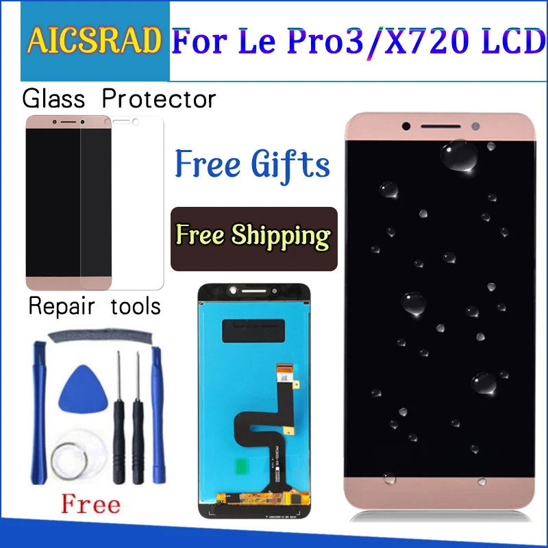 AICSRAD LCD Screen For LeTV LeEco Le Pro3 Pro 3 X720 X725 X727 LCD Display + Touch Screen 100% New Digitizer Assembly +tools