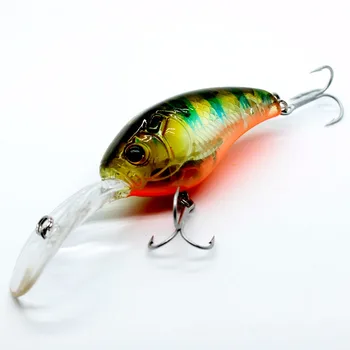 

AOCLU wobblers Super Quality 6 Colors 9cm 13g Hard Bait Minnow Crank Fishing lures Bass Fresh Salt water 6# VMC hooks