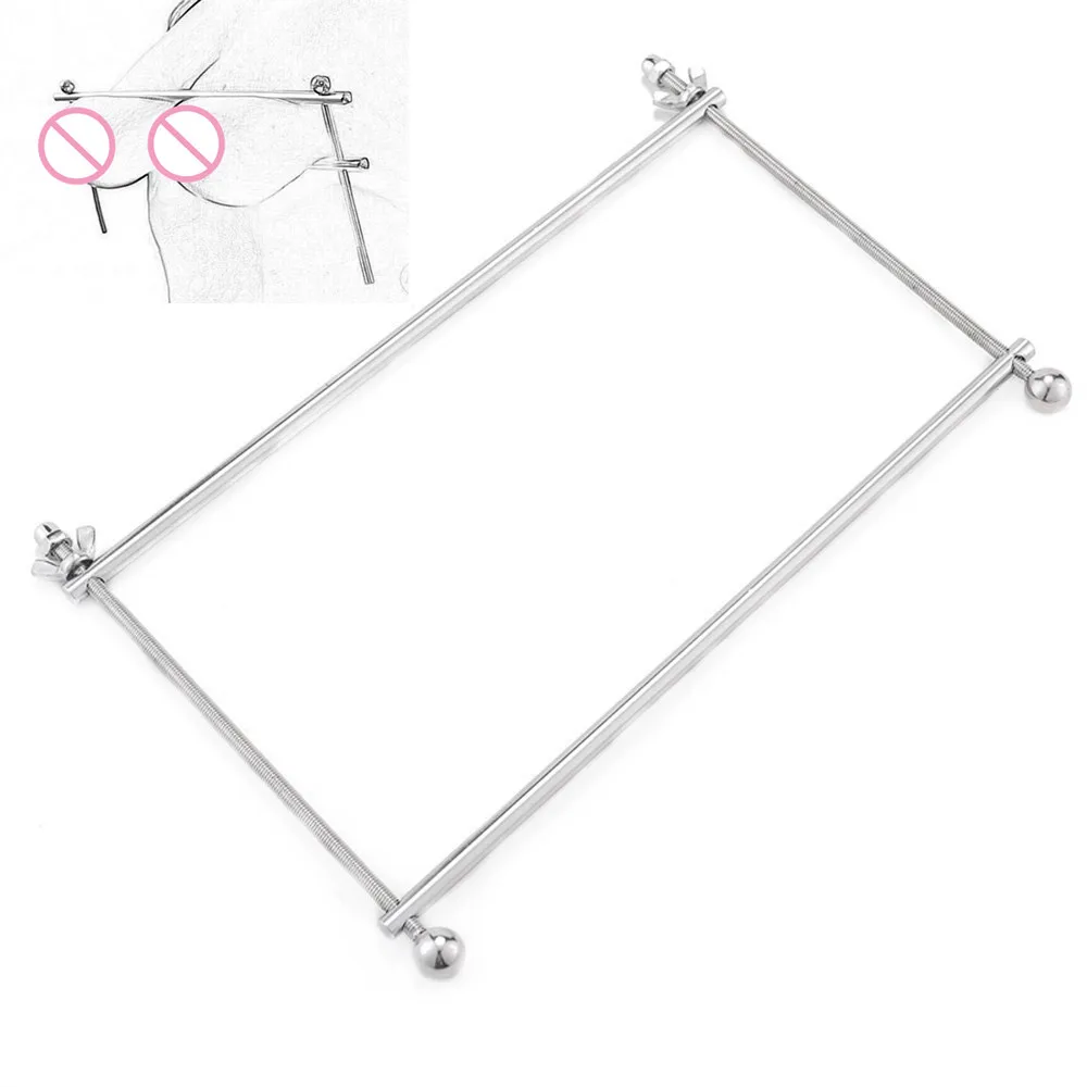 Stainless steel adjustable nipple clamps Squeeze type nipple clamp sex