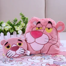 IVYYE 1PCS Pink Pather Cartoon Drawstring Bags Cute Plush storage handbags makeup bag Coin Bundle Pocket Purse NEW