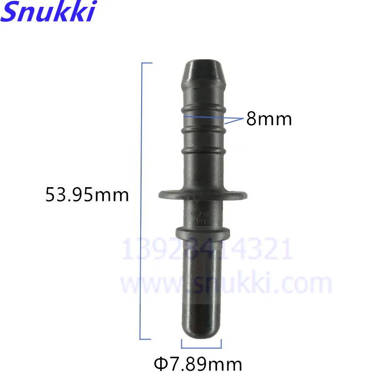 7,89 мм ID6 Универсальный автоматический топливный провод Быстрый разъем пластиковый мужской разъем 5 шт. в партии