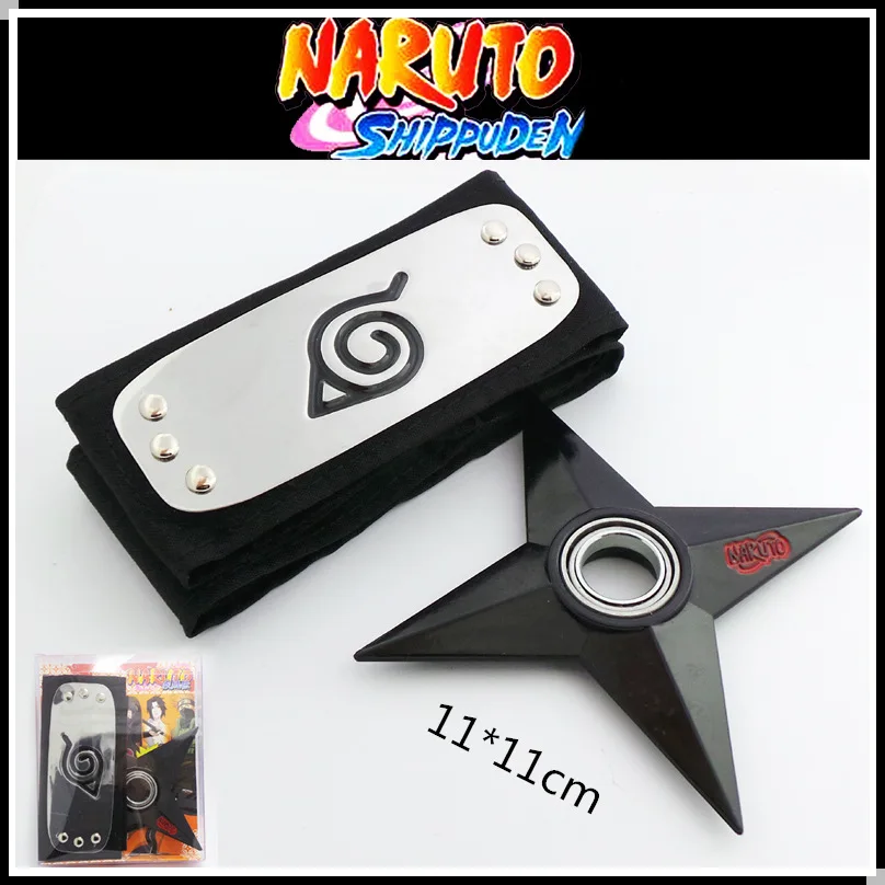 Повязка Naruto+ Поворотный сюрикен, вращающийся подшипник дартс, cos Реквизит, аниме оружие Модель игрушки, игрушечный нож
