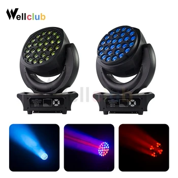 

2pcs LED Wash Zoom Stage Light 28x25W Moving head Light RGBW 4in1 Zoom Moving Head DMX512 For Disco DJ Party Nightclub Light