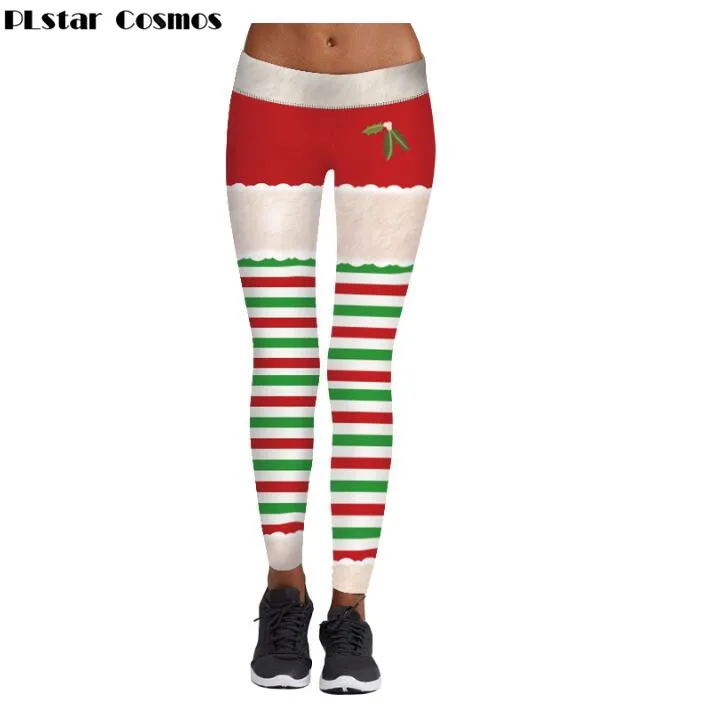 PLstar Cosmos Christmas Leggings For Women Lady Casual Elasticity Skinny Printed Stretchy Pants Leggings Trouser PLstar Cosmos Christmas Leggings For Women Lady Casual Elasticity Skinny Printed Stretchy Pants Leggings Trouser