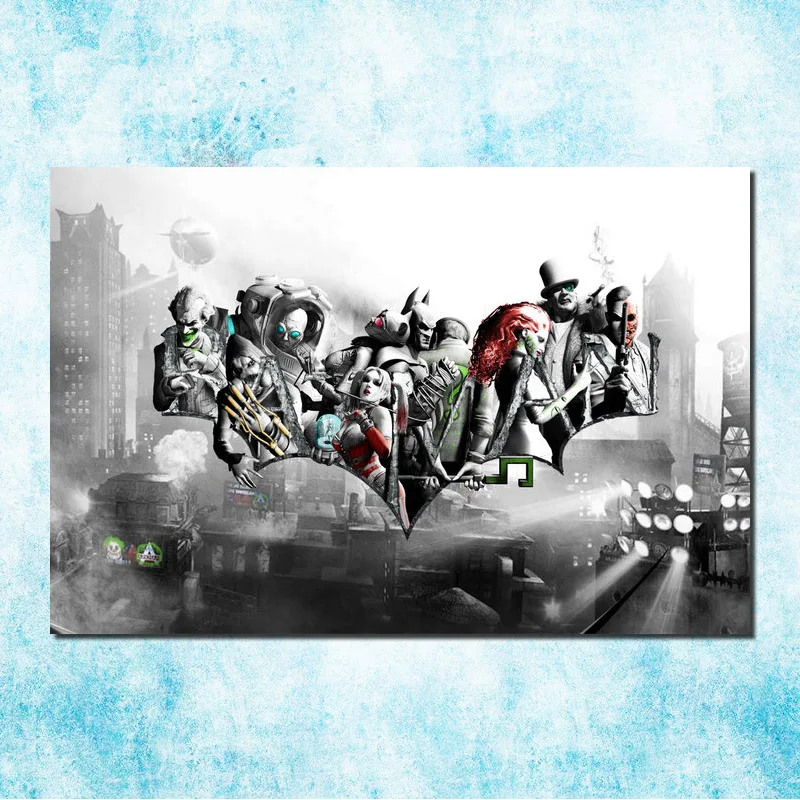 Banksy Graffiti BATMAN HERO Art Silk Poster 13x20inches