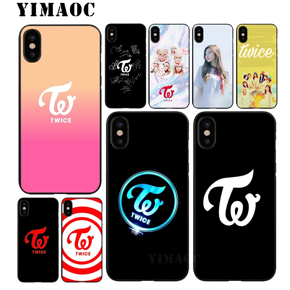 Мягкий силиконовый чехол YIMAOC TWICE K Pop для iPhone 11 Pro Xr Xs Max X или 10 8 7 6 6S Plus 5 5S SE |