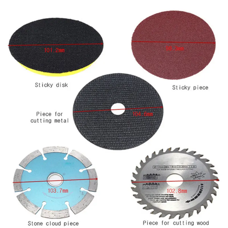 

1Set 10mm Diameter Cutting Accessories For Variable Angle Grinder & Hand Drills Easy to Install.