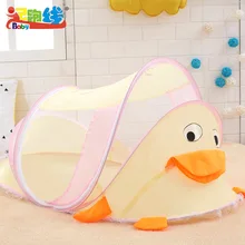 Buy Infant Breathable Baby Bed Portable Foldable baby Net Anti-Bug Crib Cradle Tent Cartoon Baby Mesh Netting Bed Tents Elegant Free Shipping