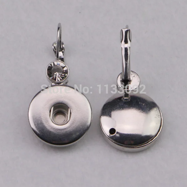 min order is $15 hot selling women new snap button charm earring diy rhinestone earrings free shipping | Украшения и аксессуары