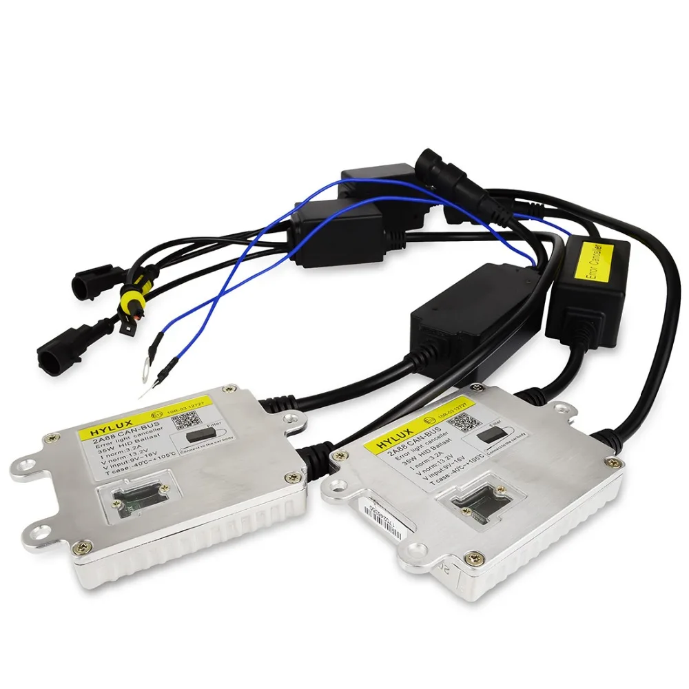 2PCS Original HYLUX canbus HID ballast AC 12V Super Light Canbus Ballast 35W Hylux Ballast HID
