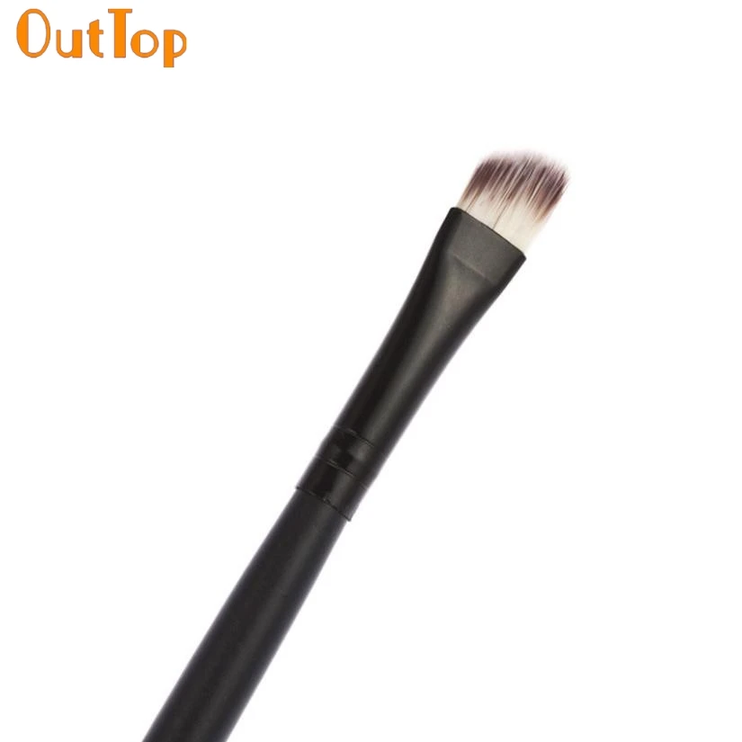 OutTop ColorWomen1PC PRO Косметический многофункциональный макияж кисти двухсторонняя подводка для глаз кисти Черные Тени для век Кисть JUN10