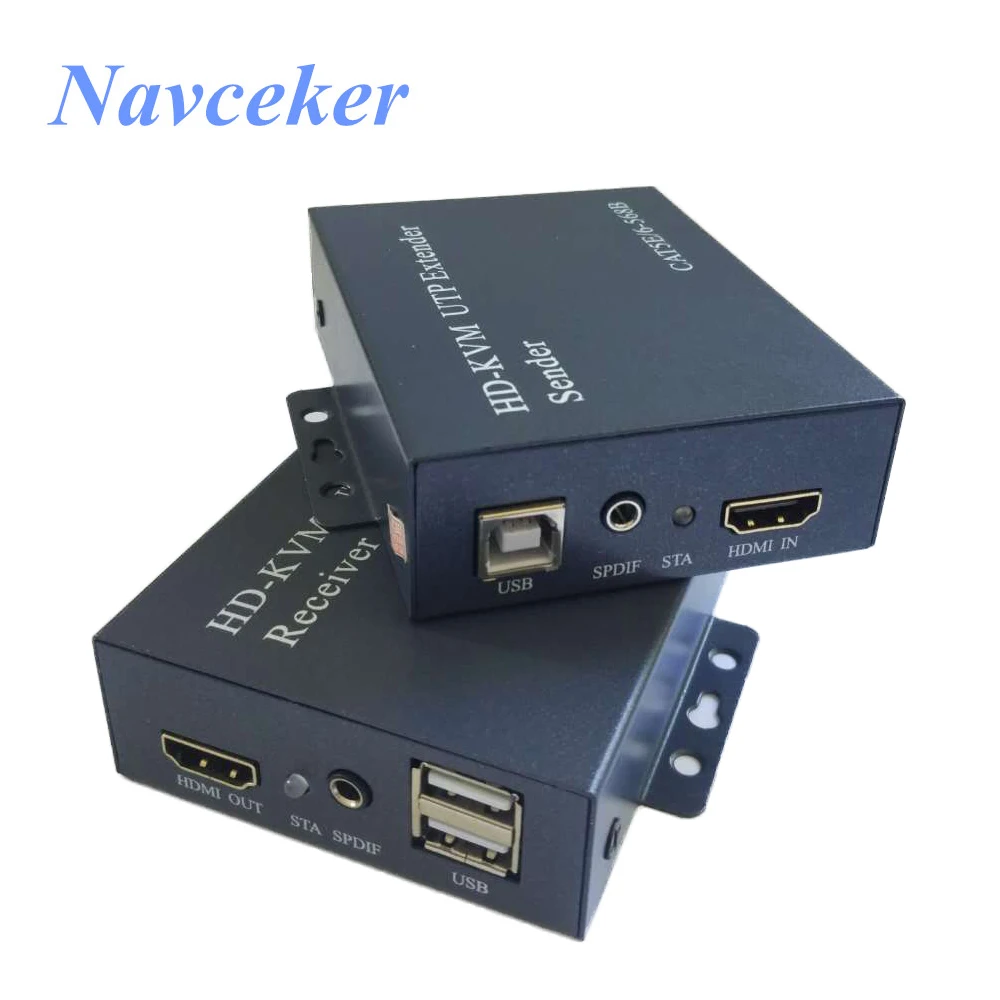 ZY HT208KM HDMI USB KVM удлинитель без потерь задержки 100 м по Cat5e Cat6 UTP RJ45|kvm extender|utp hdmihdmi usb |