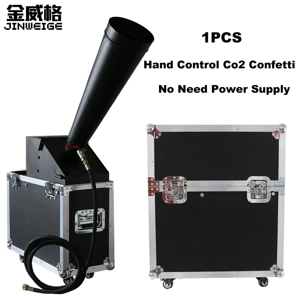 Free Shipping With Flightcase Co2 Jet Confetti Paper Cannon Wedding