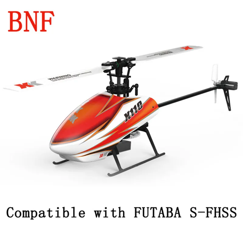 

Original XK K110 Blast 6CH Brushless 3D6G System 3D Aerobatics Hovering Flight 6Axis Gyro Toys Gift RC Helicopter BNF