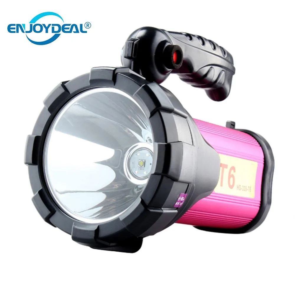 

Powerful LED Flashlight T6 3000LM Torch Search Camping Hunting Fishing Miner's Lamp lantern Light with UK Plug /Strap