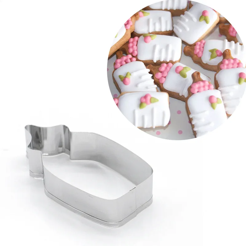 

5 PCs Stainless Steel Plum Flower Sharp Craft Cake Mold Kitchen Tools Cake Baking Mold Bottle Stainless Steel Cookies Mold