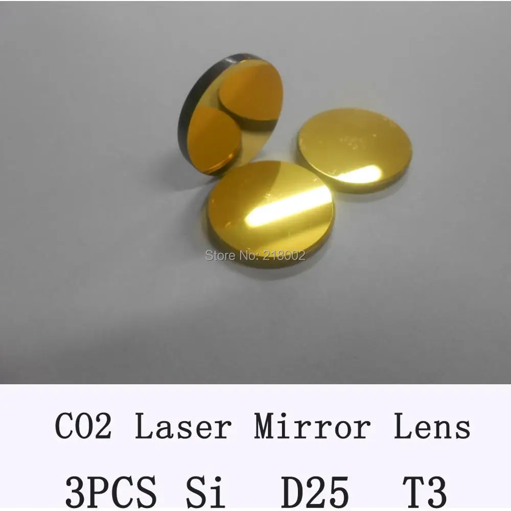 

RAY OPTICS-Si Mirror Diameter 25mm Co2 Laser Mirror lens for laser cutting part 3pcs/lot