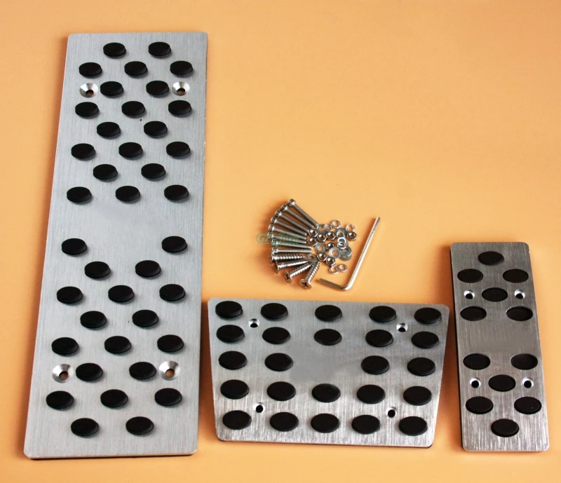 

Car Accessories for Jaguar/XF/XJ/XK series AT Auto Accelerator Brake Footrest Pedal Pedales Stickers Car Styling with logo