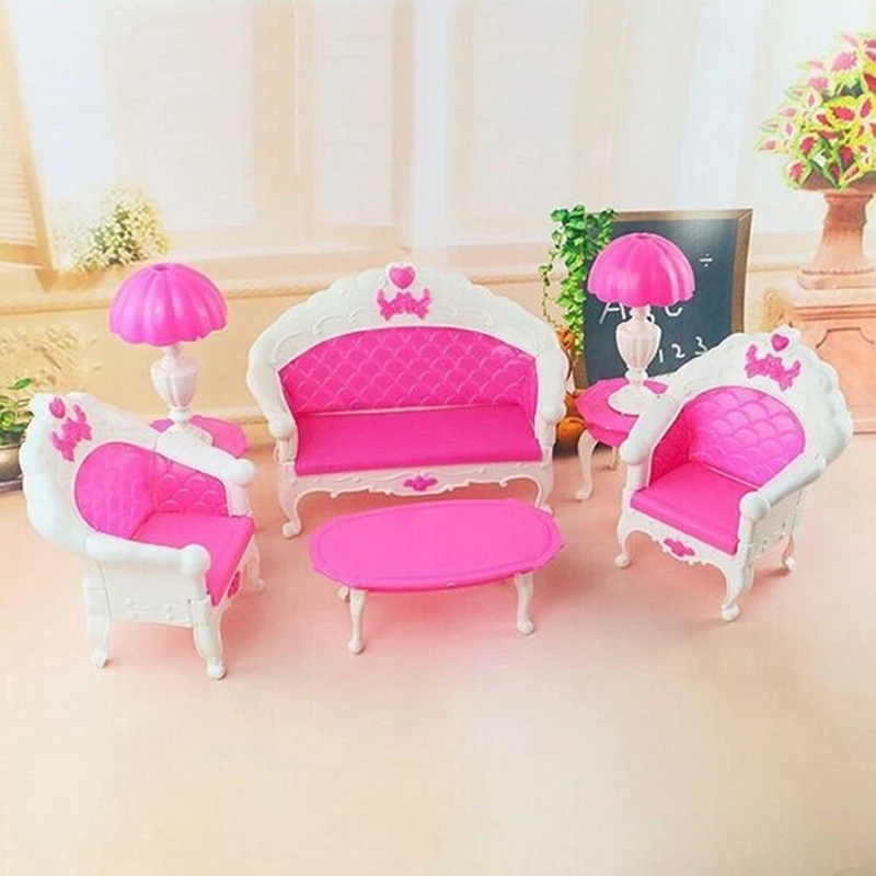 Online Get Cheap Barbie Living Room Furniture -Aliexpress.com New Arrival Lovely 6pcs/Set Happy Dollhouse for . - Online Get Cheap Barbie Living Room Furniture -Aliexpress.com