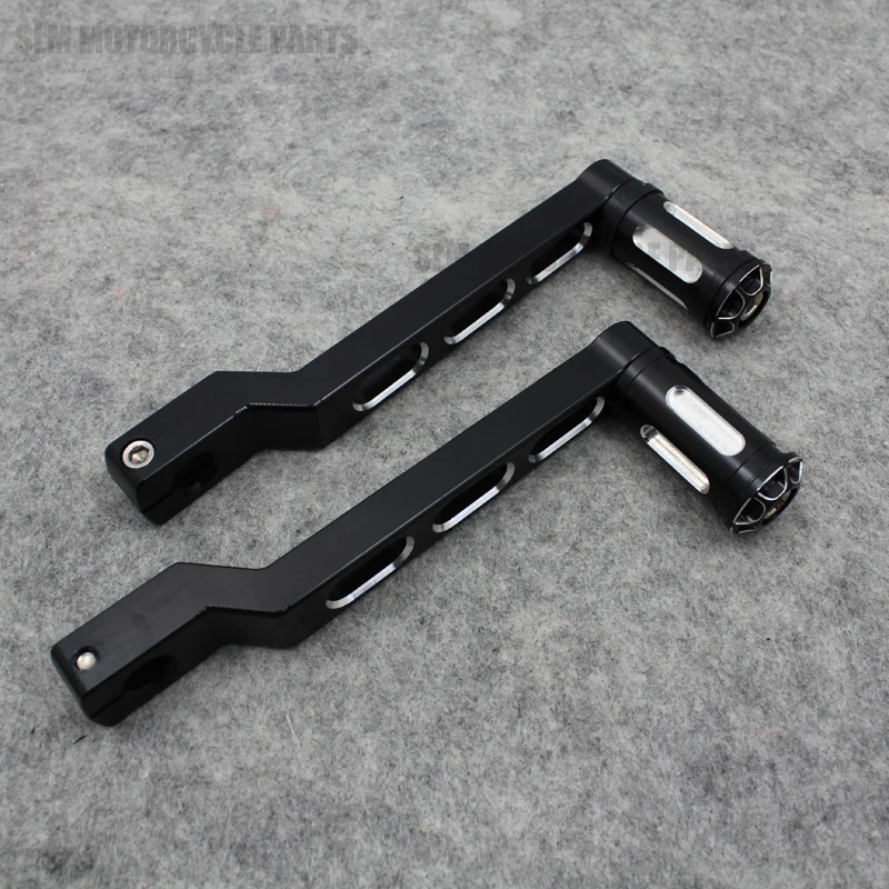 

Deep Edge Cut Heel/Toe Shift Levers w/ Shifter Peg for Harley Touring Softail Road King Street Electra Glide Trike FLST FLT FLHT