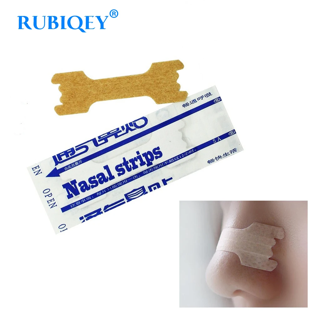 

50pcs Anti Snore Nose Clip Nasal Strips Good Sleeping Anti Snoring Nasal Patch Stop Snoring Strips Easier Health Care Product
