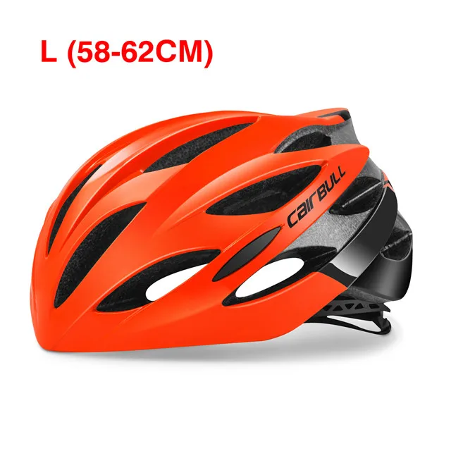 Cairbull велосипедный шлем Casco Ciclismo PC+ взрывоупорный велосипедный руль для шоссейного велосипеда шлем MTB Ультралайт дышащий защитный шлем - Цвет: ORANGE L