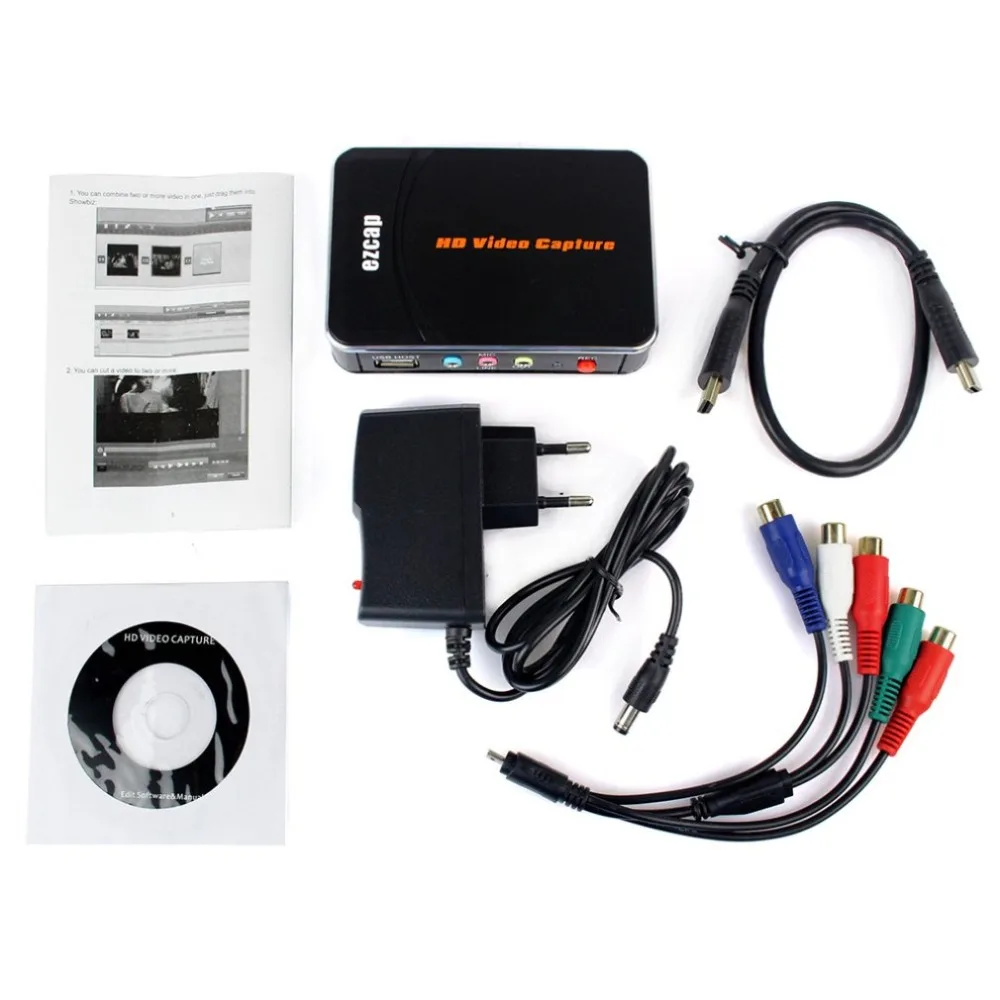 

HD 1080P Game Capture Video Capture HDMI Video Recorder No PC Need One Button Recording for PS4 Xbox Support Mic In