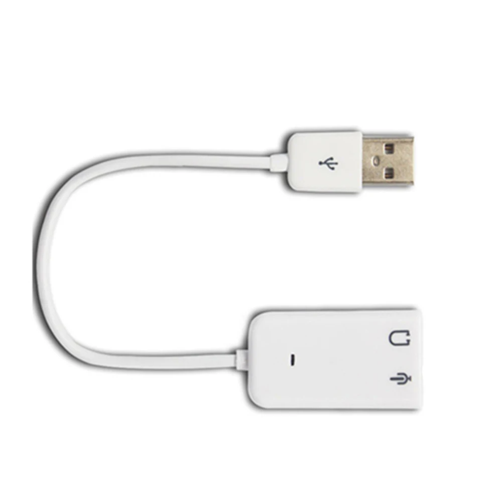 USB 3,5 мм разъем для наушников микрофон Внешняя USB звуковая карта аудио адаптер Звуковая карта звуковая карта USB для ноутбука ПК 7,1 канал