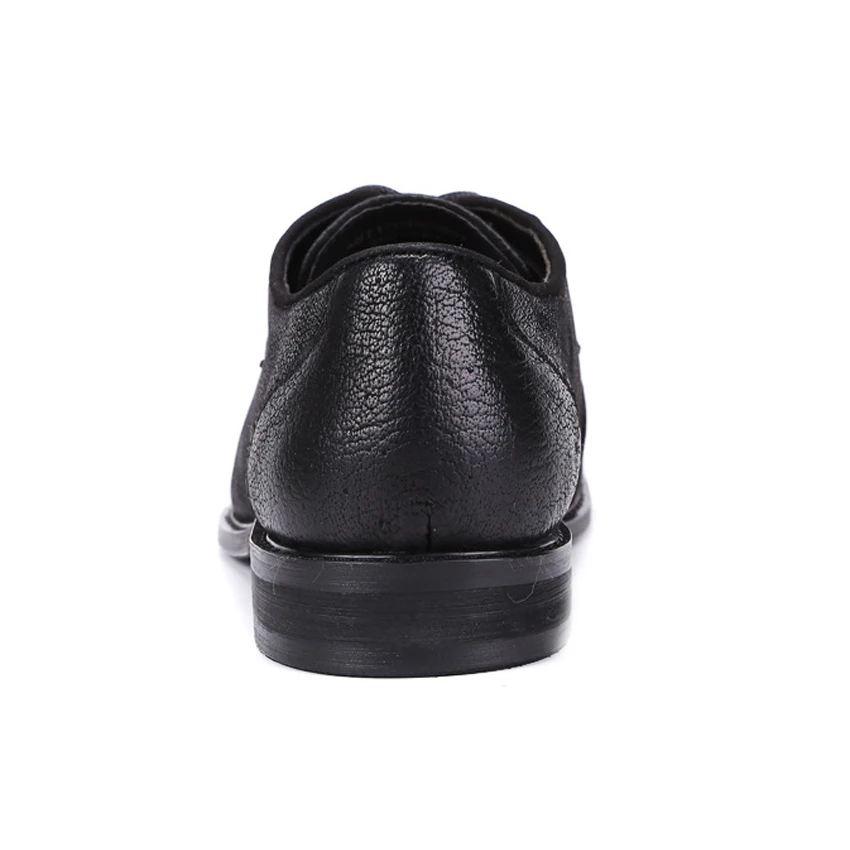 Da Apartamentos Casuais Camurça Dos Preto marrom Asd58 Pé Dedo Sapatos Derby Homens Chegada Nova Do Homem Vaca De Vestido Para Couro Calçados Handmade Redondo Genuíno Formal O vnqw6wPxO
