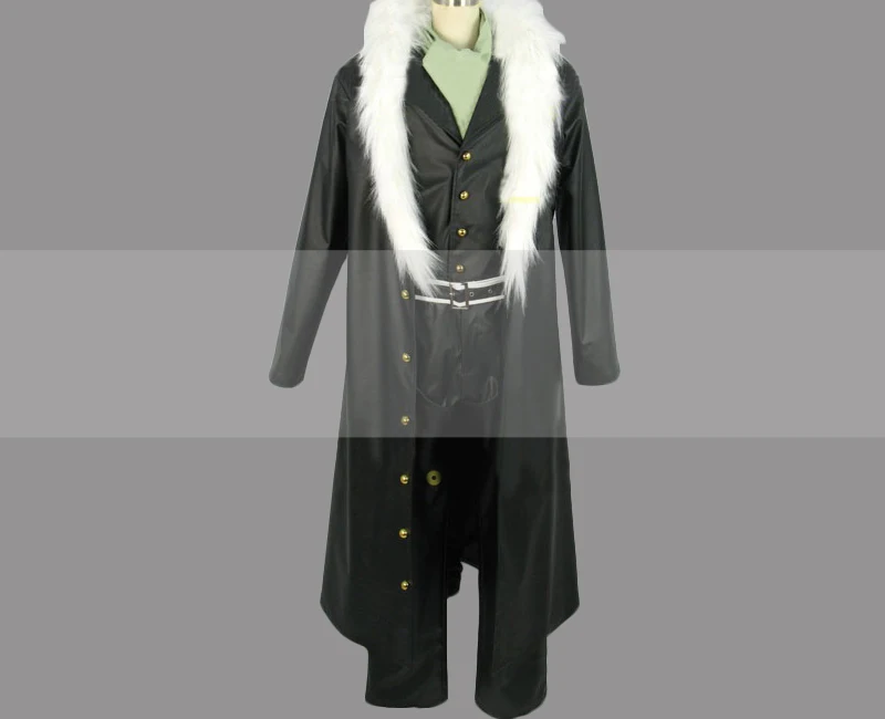 Customize One Piece Shichibukai Sir Crocodile Cosplay Costume Outfitin