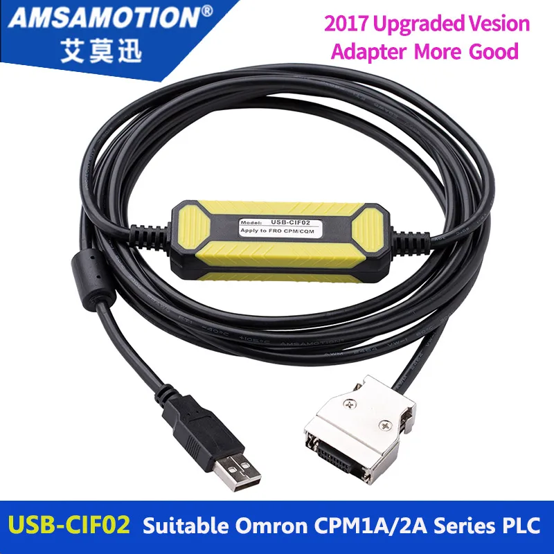 NEW CQM1-CIF02 USB-CIF02 PLC COMMUNICATION 3.3M CABLE FOR OMRON