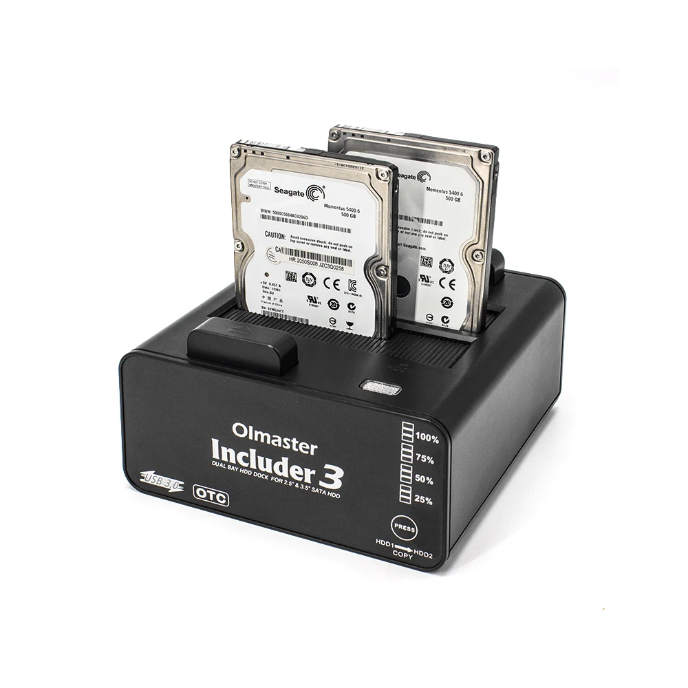 Supports 3TB HD CM USB 3.0//2.0 to 2.5/"//3.5/" SATA Hard Drive Docking Station